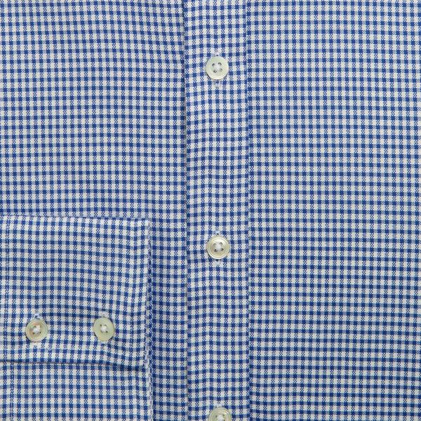 Emma Willis Navy Oxford Check Cotton Shirt