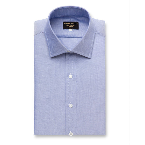 emma willis Navy Oxford Cotton Shirt