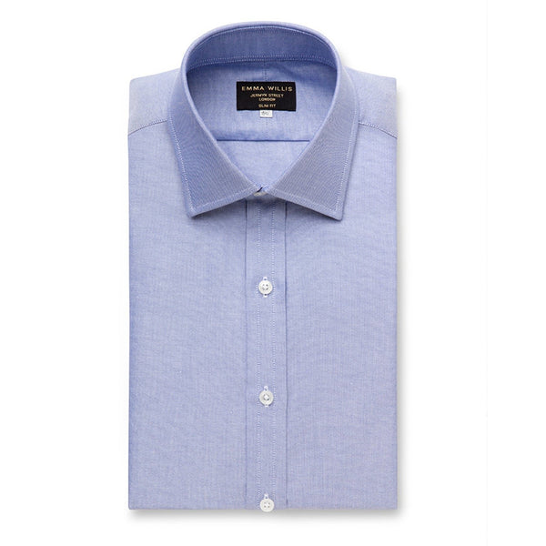 emma willis Navy Oxford Cotton Shirt