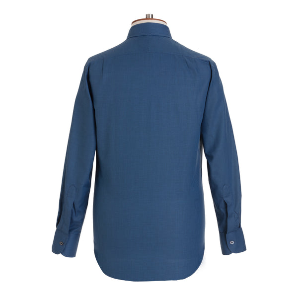 Emma Willis Navy/Sky Houndstooth Lyocell Shirt