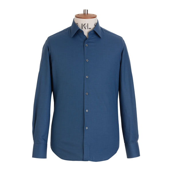 emma willis Navy/Sky Houndstooth Lyocell Shirt