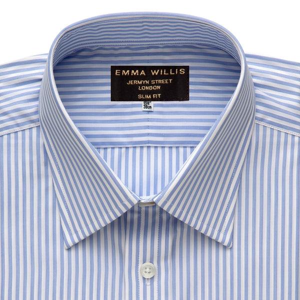 Emma Willis Navy Soyella Music Stripe Cotton Shirt