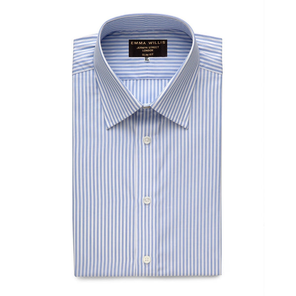 emma willis Navy Soyella Music Stripe Cotton Shirt