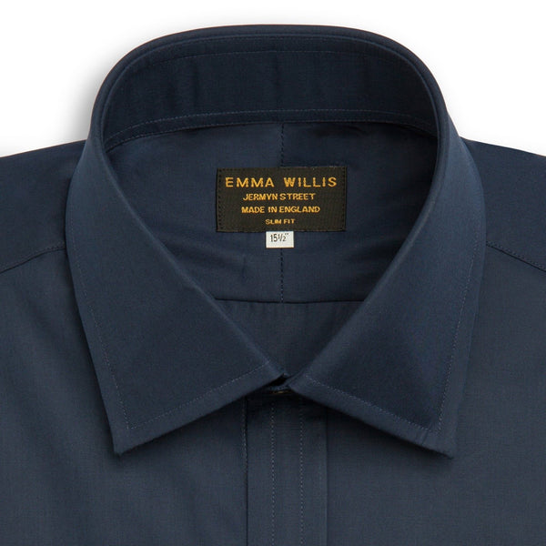 Emma Willis Navy Superior Cotton Shirt