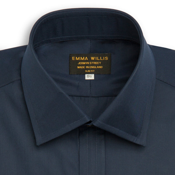 Emma Willis Navy Superior Cotton Shirt