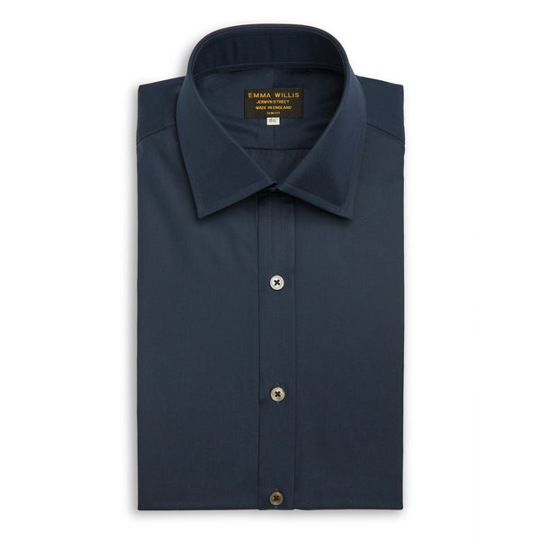 emma willis Navy Superior Cotton Shirt