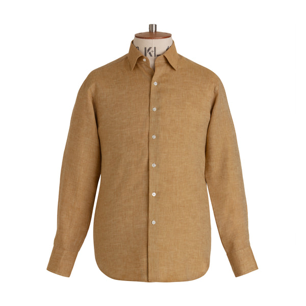 emma willis Ochre Linen Shirt - New