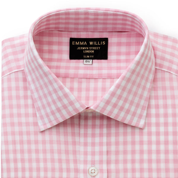 Emma Willis Pink Gingham Zephirlino Shirt