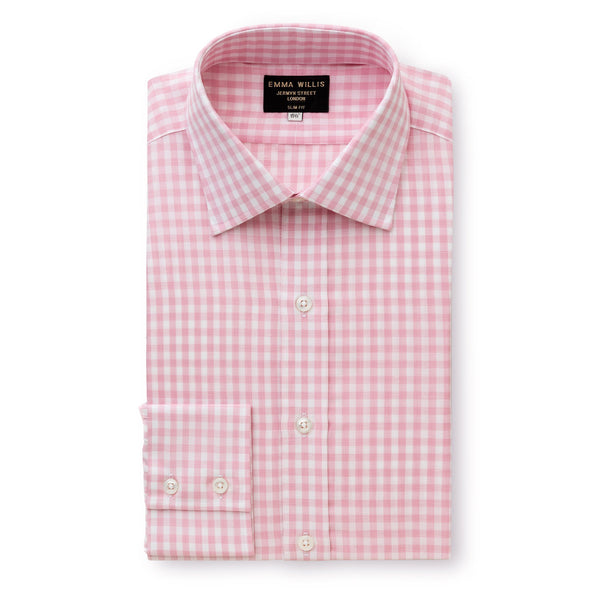 emma willis Pink Gingham Zephirlino Shirt