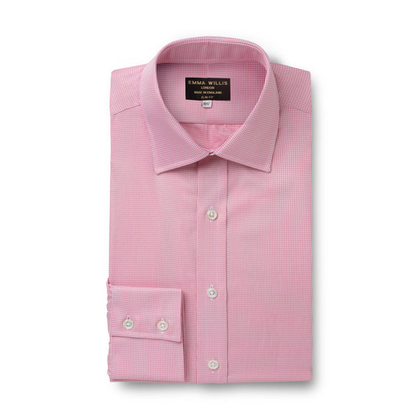 emma willis Pink Houndstooth Twill Soprano Shirt