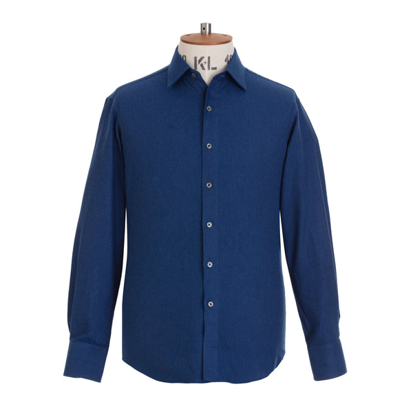Emma Willis Prussian Brushed Cotton Shirt