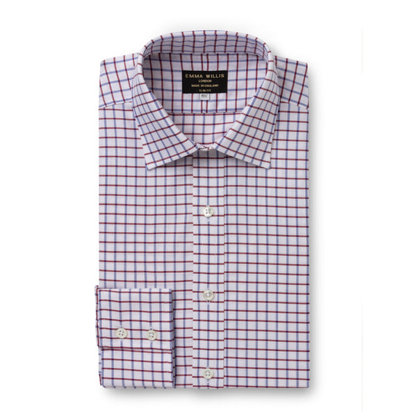 emma willis Red/Blue Oxford Check Shirt