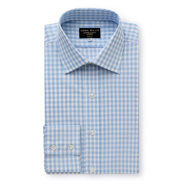 emma willis Sky Gingham Zephirlino Shirt