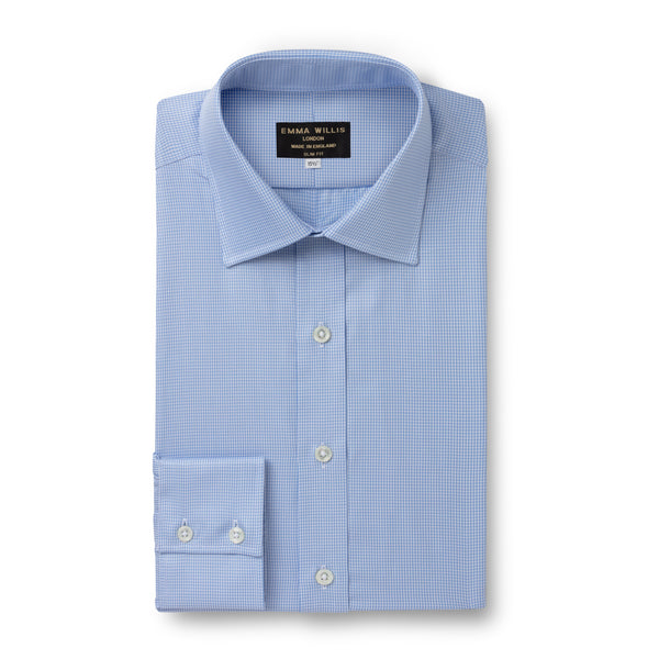 emma willis Sky Houndstooth Twill Soprano Shirt