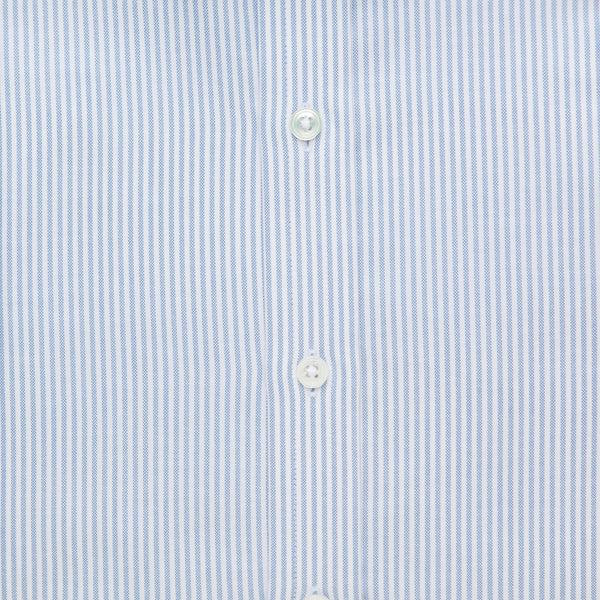 Emma Willis Sky Oxford Stripe Cotton Shirt