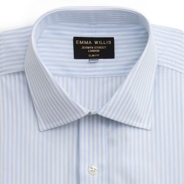 Emma Willis Sky Soyella Music Stripe Cotton Shirt