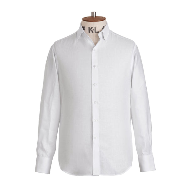 emma willis White Linen Shirt - New