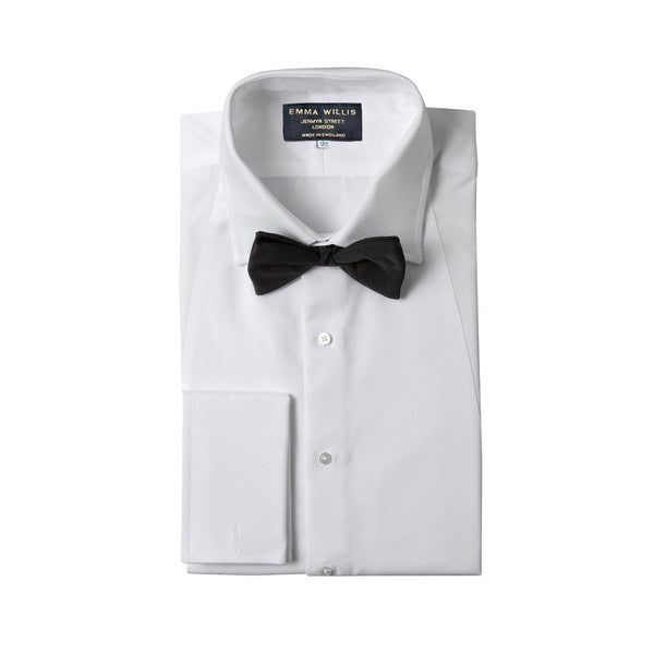 emma willis White Superior Pique Bib Evening Shirt