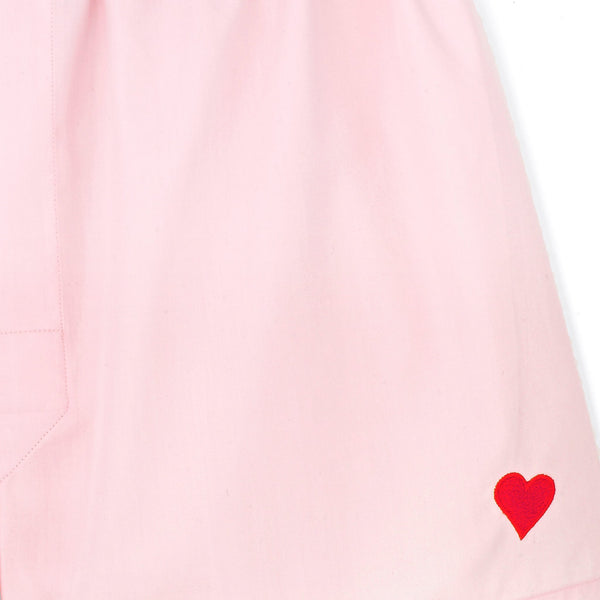 Emma Willis Love Heart Pink Superior Cotton Boxer Shorts - Classic Fit