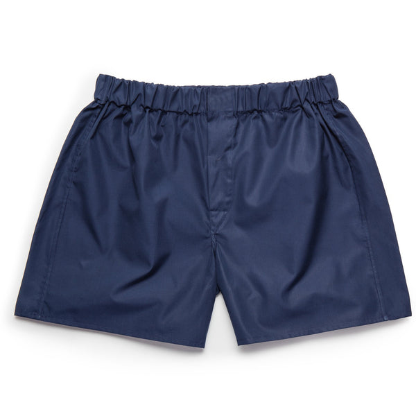 emma willis Navy Superior Cotton Boxer Shorts - Classic Fit