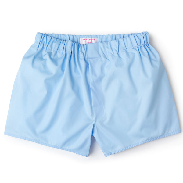 emma willis Sky Superior Cotton Boxer Shorts - Classic Fit