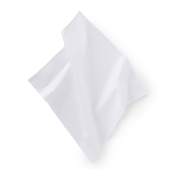 emma willis White Superior Hand-rolled Pocket Square