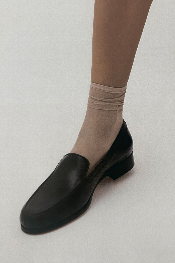 Emme Parsons Danielle In Black Spazzolato — Final Sale