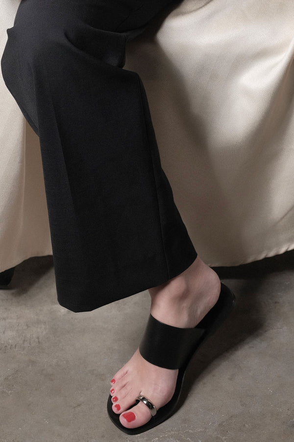Emme Parsons Agnes In Black Calfskin — Final Sale