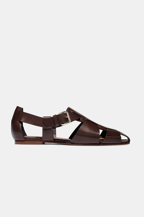 emme parsons Ernest in Espresso Calfskin
