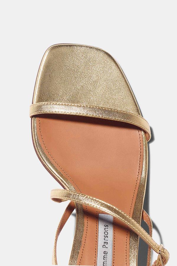 Emme Parsons Hugo In Washed Gold Nappa — Final Sale