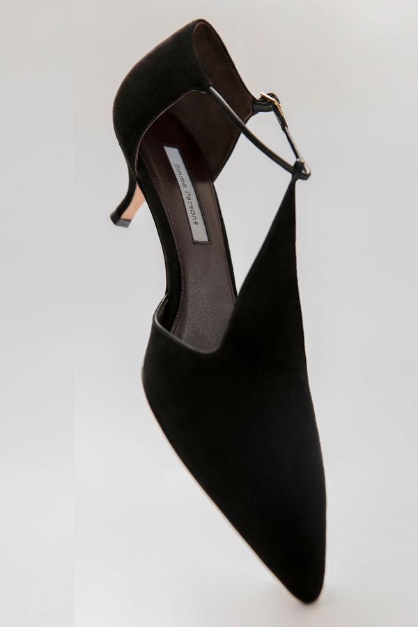 Emme Parsons Leandra In Black Suede