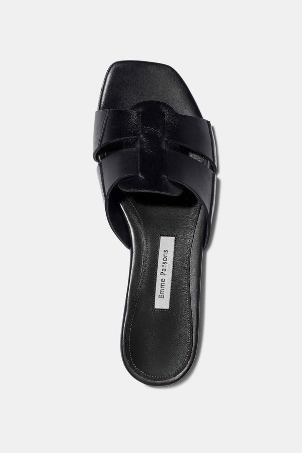 Emme Parsons Leo In Black Calfskin — Final Sale