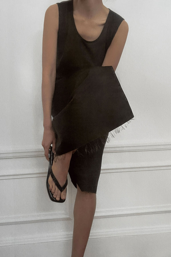 Emme Parsons Meta In Black Embossed Croc
