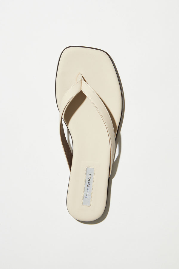 Emme Parsons Meta In Ivory Nappa