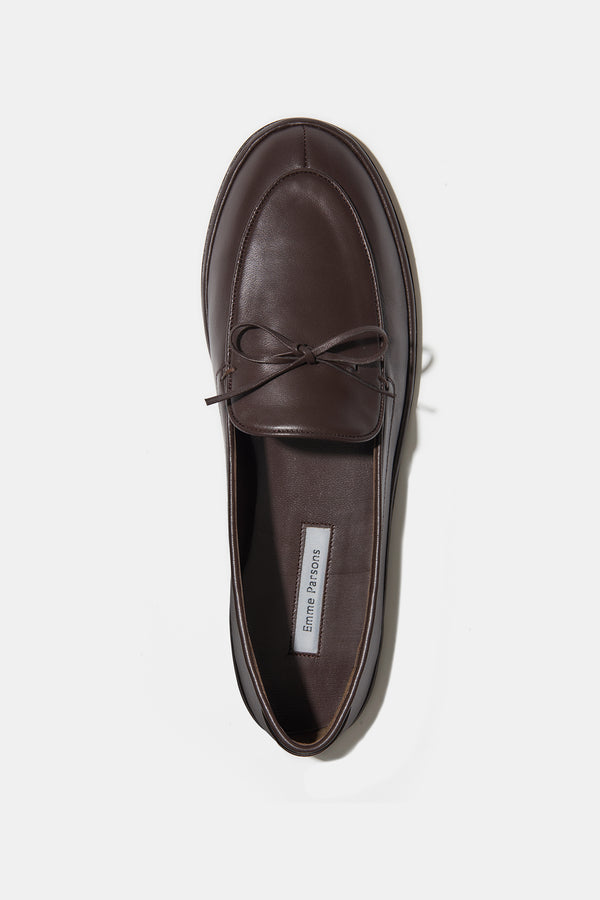 Emme Parsons Parker Moccasin In Espresso Nappa