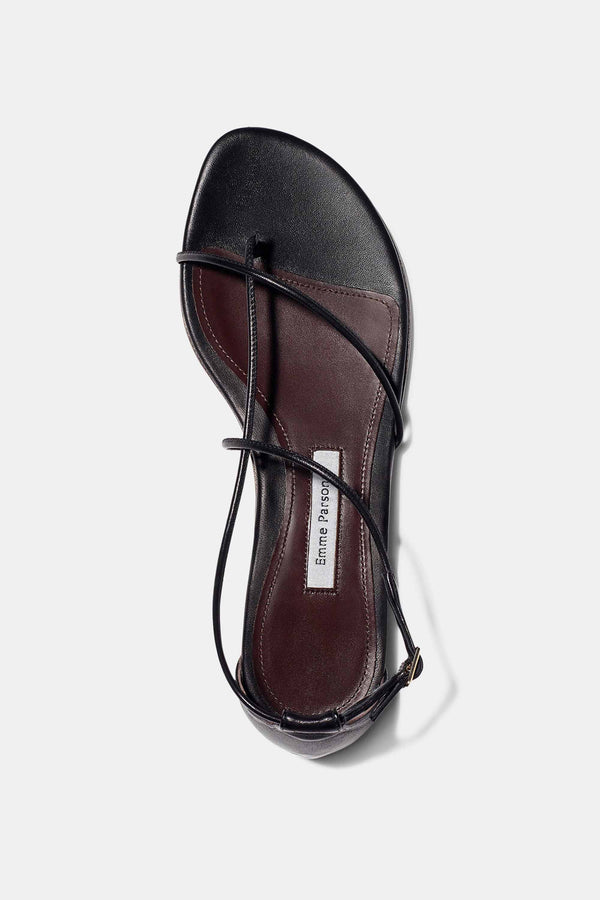 Emme Parsons String In Black Nappa