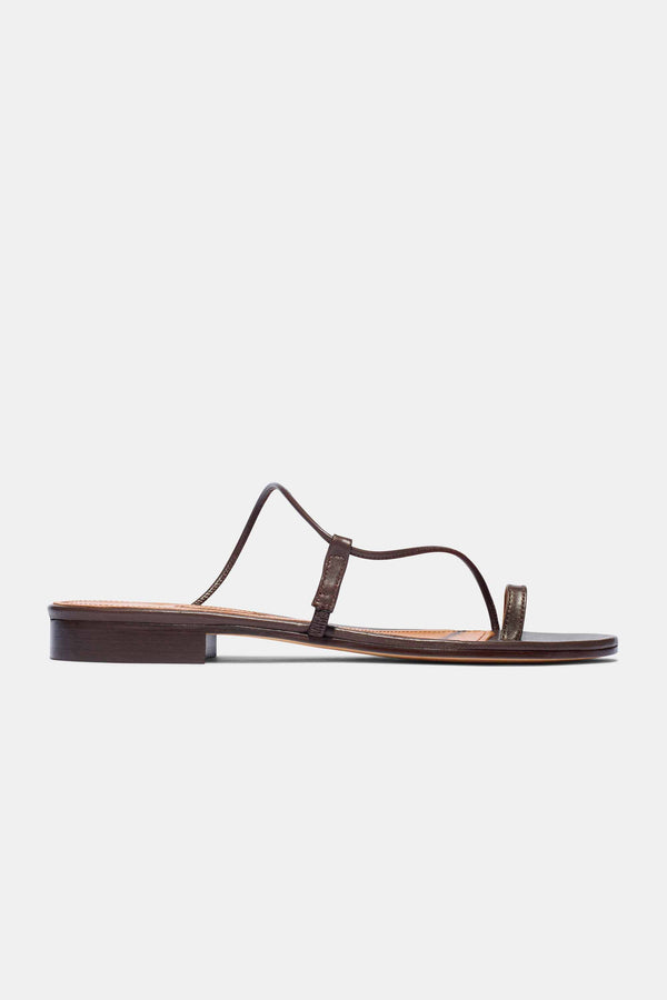emme parsons Susan Slide in Espresso Nappa
