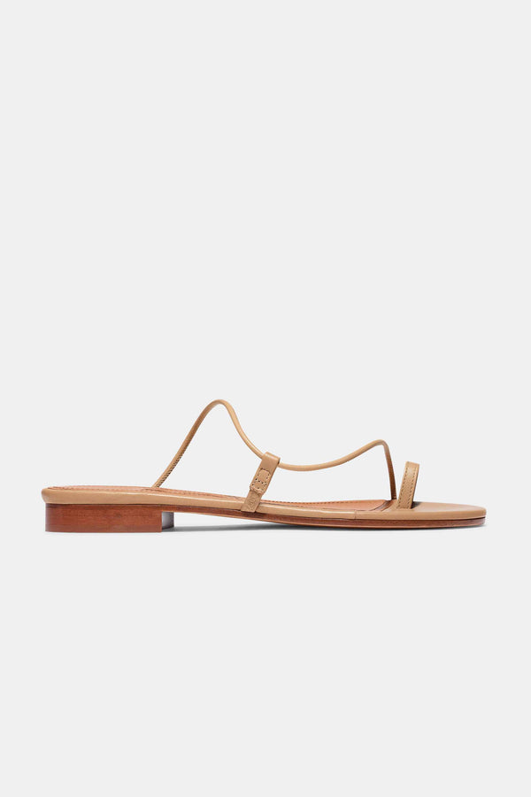 emme parsons Susan Slide in Tan Nappa