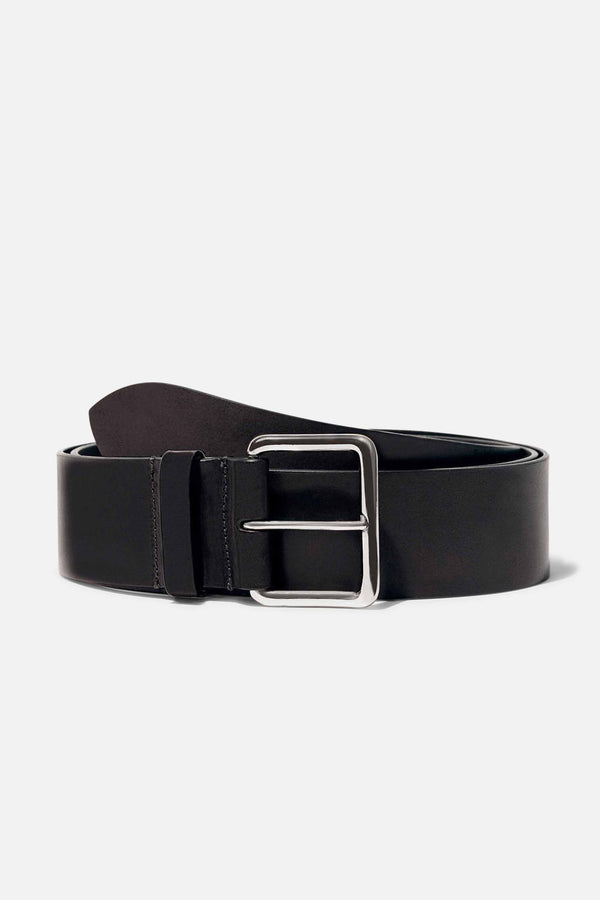 emme parsons Largo Belt in Black with Silver Buckle — Exclusive