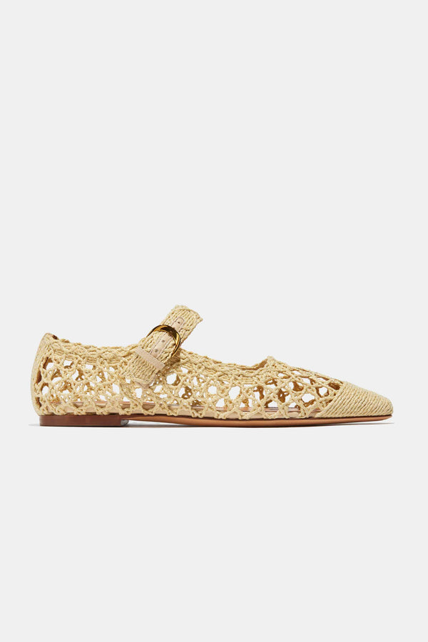 emme parsons Tramonto Mary Jane in Natural Raffia — Final Sale