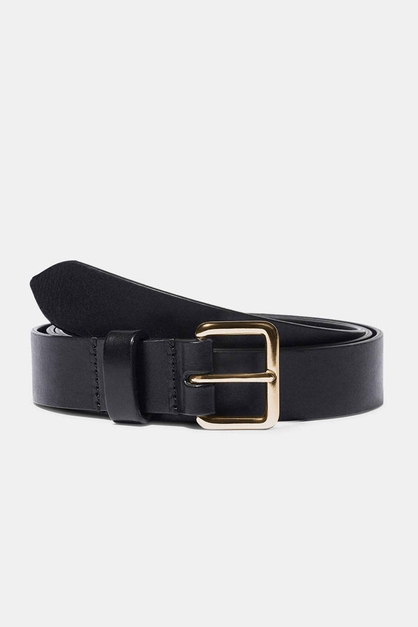 emme parsons Yoyo Belt in Black with Gold Buckle — Exclusive