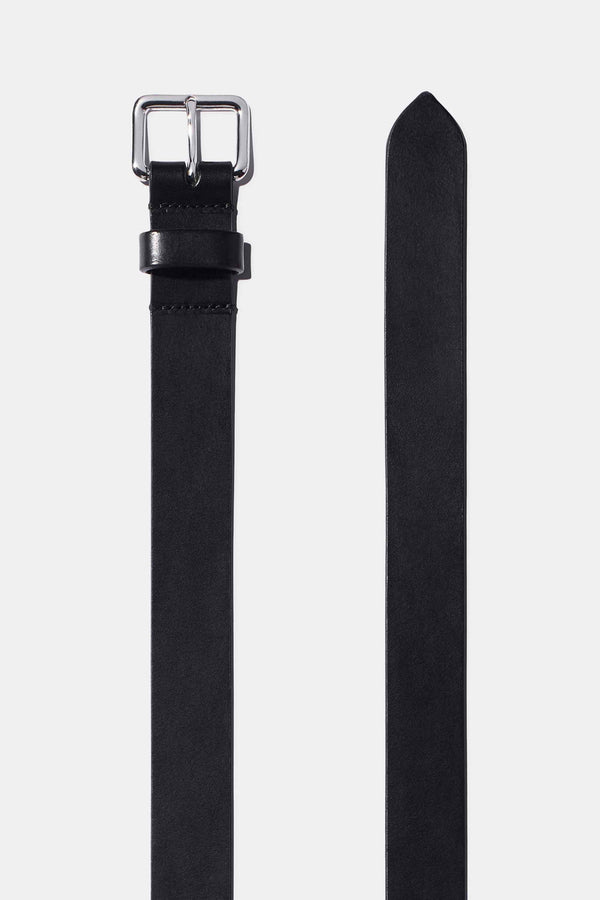 Emme Parsons Yoyo Belt In Black With Silver Buckle — Exclusive