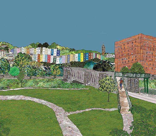 Emmeline Simpson ‘Ashton Avenue Bridge’ Bristol Print