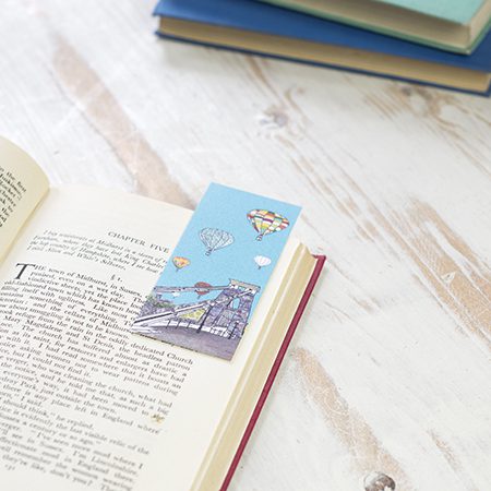 Emmeline Simpson Balloons Over The Toll Bridge Magnetic Bookmark