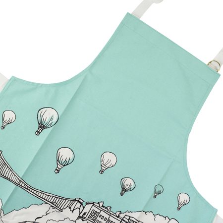 Emmeline Simpson Bristol Clifton Balloons Apron Aqua
