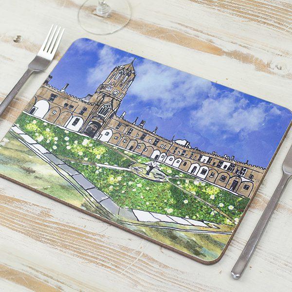 emmeline simpson Christ Church Quad Oxford Placemat