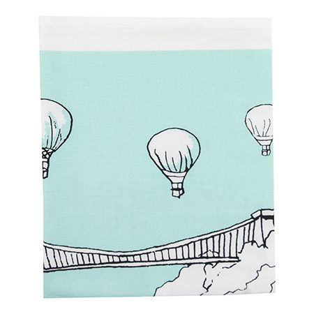 emmeline simpson Clifton Balloons Bristol Tea Towel Aqua