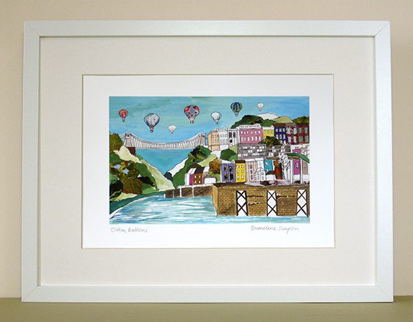 emmeline simpson Clifton Balloons Personalised Bristol Print