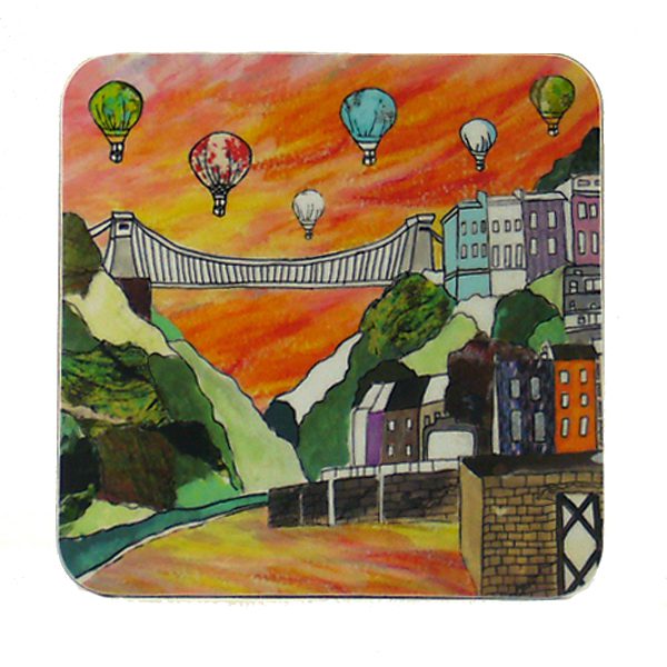 Emmeline Simpson Clifton Balloons Sunset Bristol Coaster