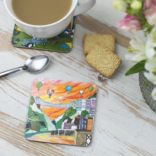 emmeline simpson Clifton Balloons Sunset Bristol Coaster